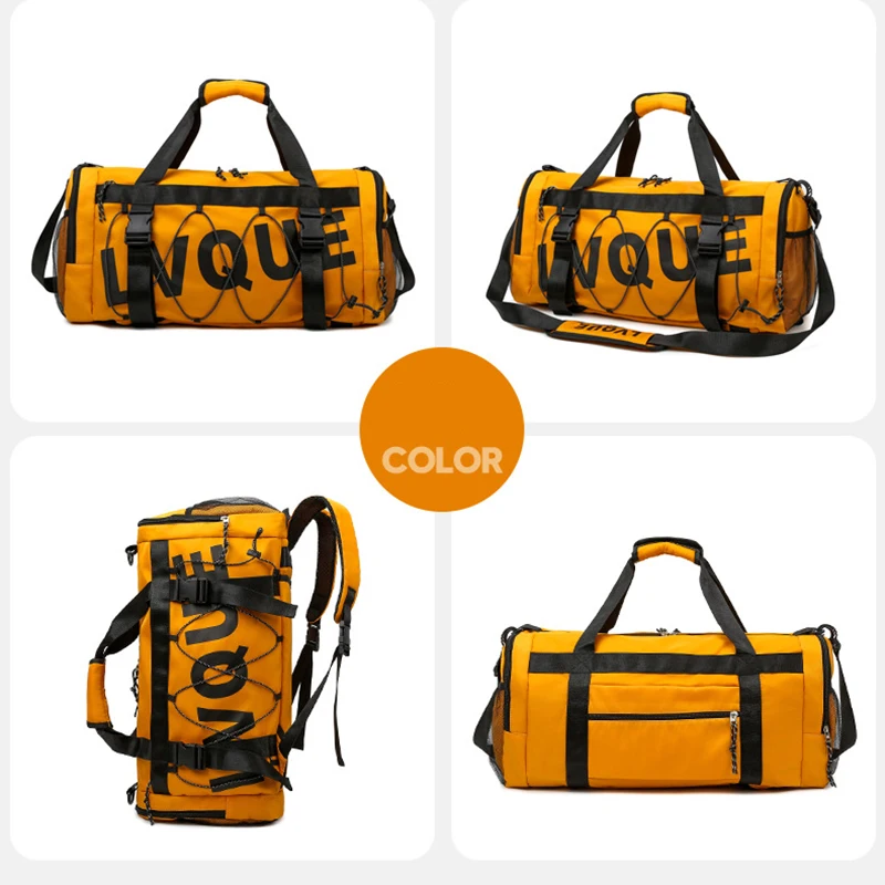 Large Gym Backpack Women Yoga Handbag Fitness Travel Luggage Suitcases Training Shoulder Duffle Sports Weekend Tote Bag For Men