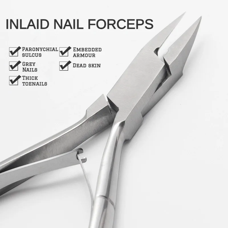 

1Pcs Toenail Ingrown Nail Art Cuticle Nipper Clipper Edge 2026 Manicure Scissor Plier Tool Pedicure Dead Skin Remover