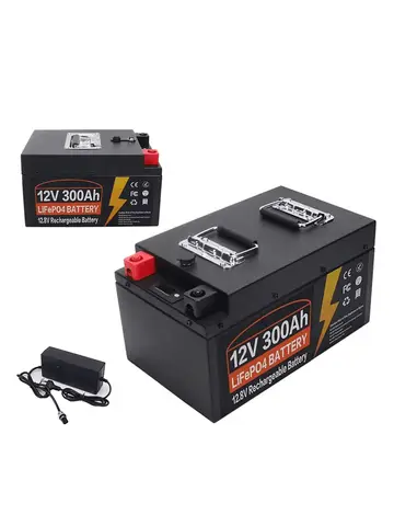 12V 300Ah LiFePO4 Lithium Iron Phosphate Battery Built-in BMS For Replacing Most of Backup Power Home Energy Storage Tax Free