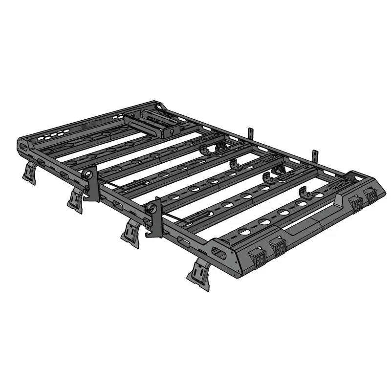 Universal 4x4 Steel Roof Rack Strip Material for Off Road Vehicles