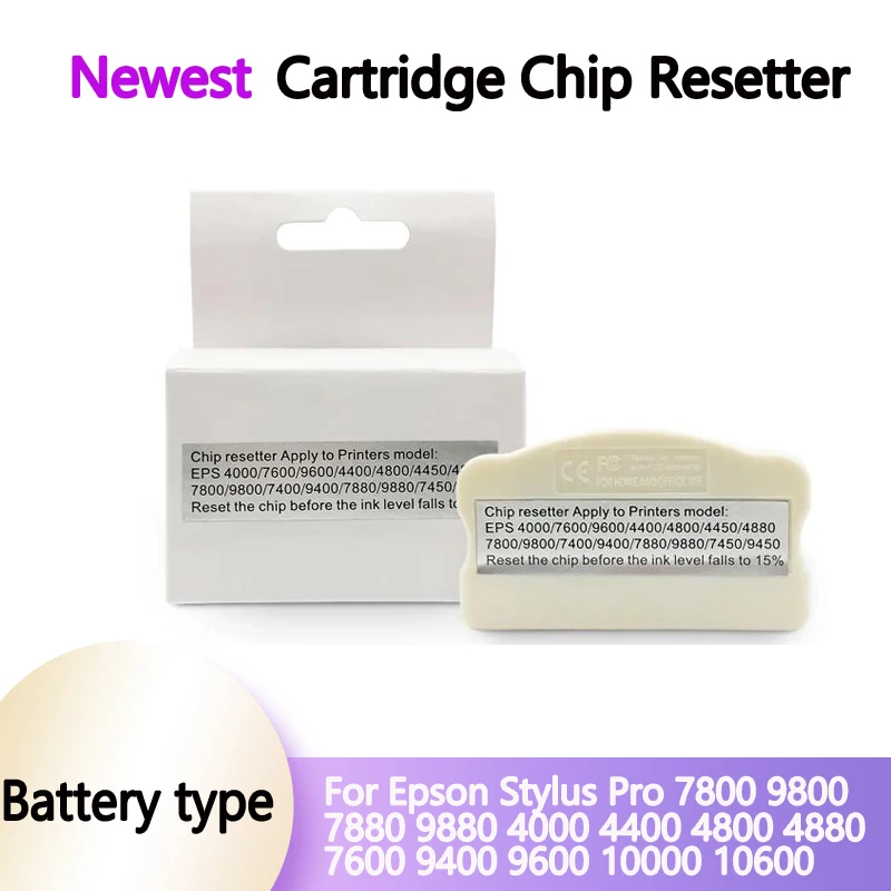 

Универсальный чип-сброса для Epson Stylus Pro 7800 9800 7880 9880 4000 4400 4800 4880 7600 9400 9600 10000 10600