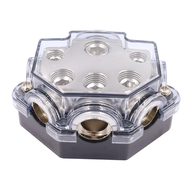 2/3/5 Point Distribution Block Junction Box 0 Gauge 2 Gauge  In to 4 Gauge 8 Gauge Out