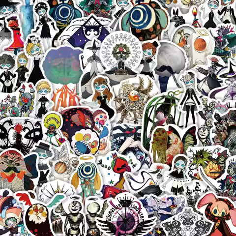 55Pcs Anime Puella Magi Madoka Magica Stickers Kaname Madoka Akemi Homura DIY Stickers Scrapbooking Phone Waterproof Decals