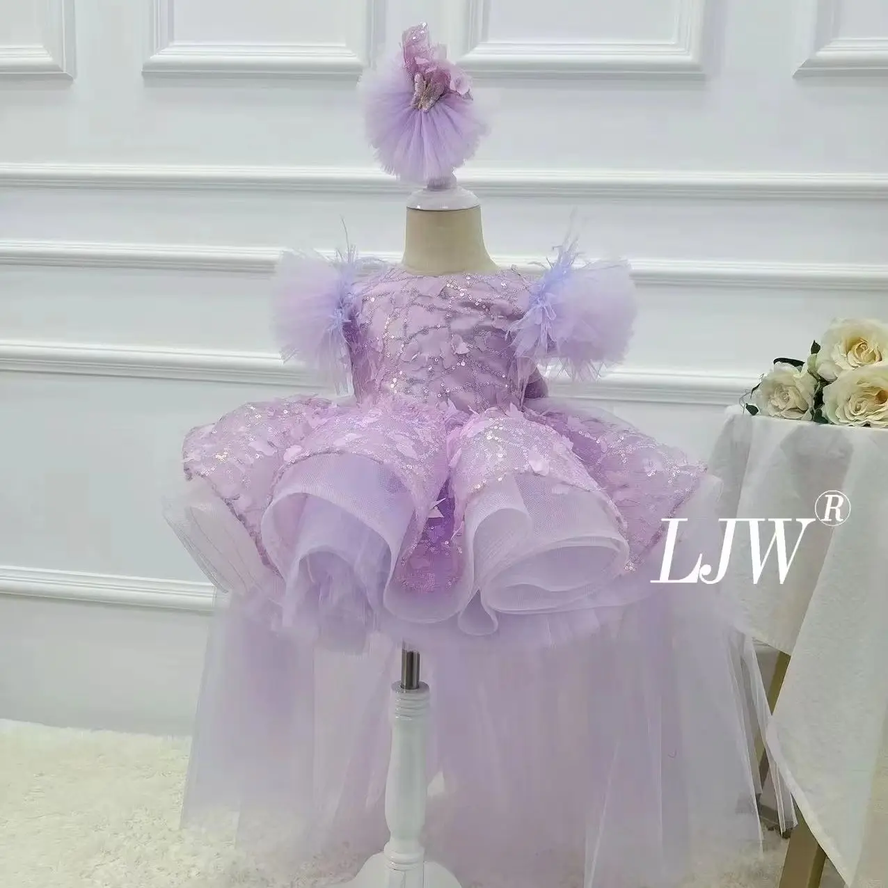 

Элегантное элитное платье Свадебное платье для девочек Банкетное платье Пушистая бабочка с блестками для девочек Роскошная элитная принцесса для особых случаев