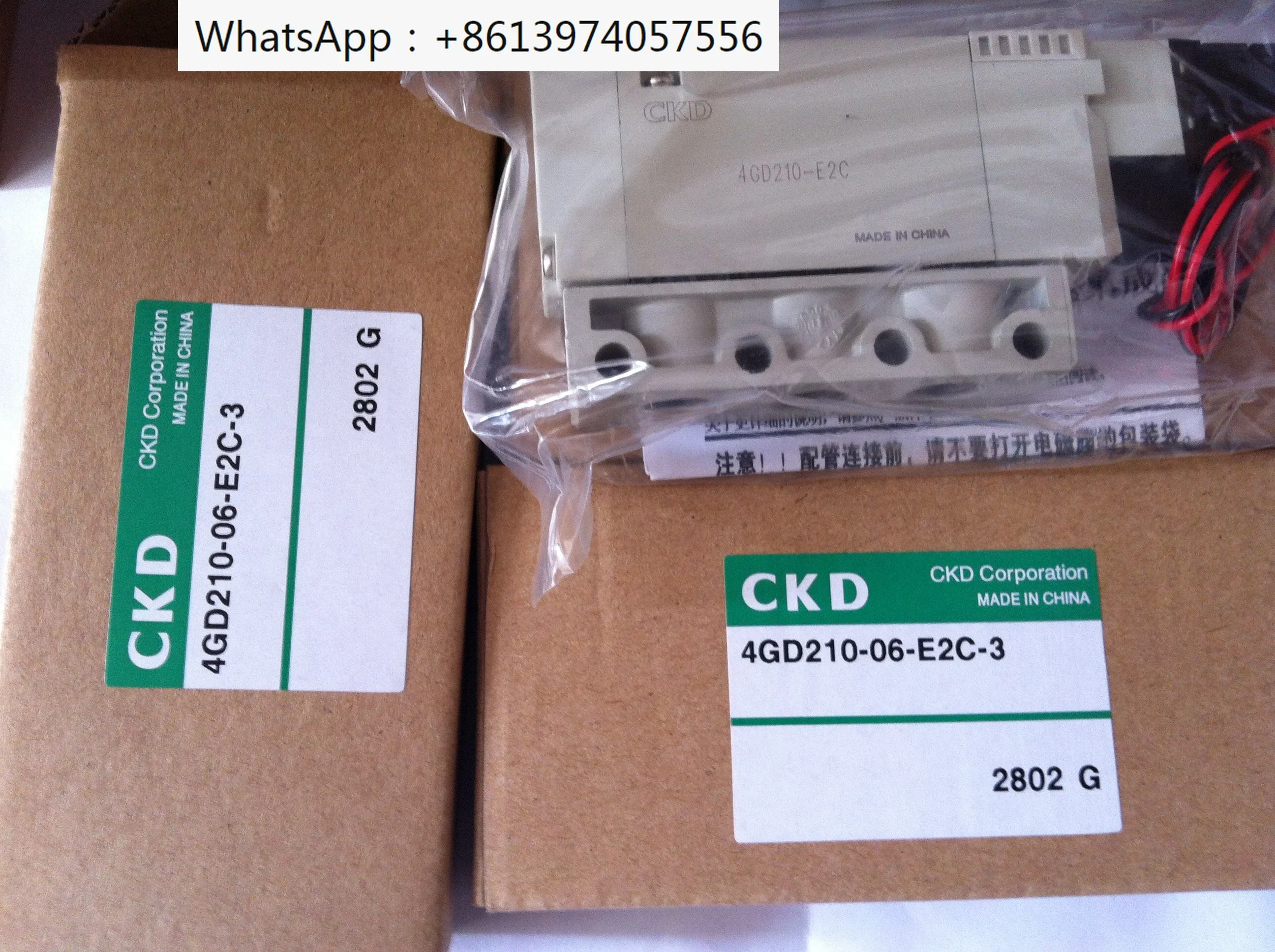 

Original CKD solenoid valve 4GD249-C6-E2C-3 DC24V/4GD249R-06-E2C/4GA249-E2