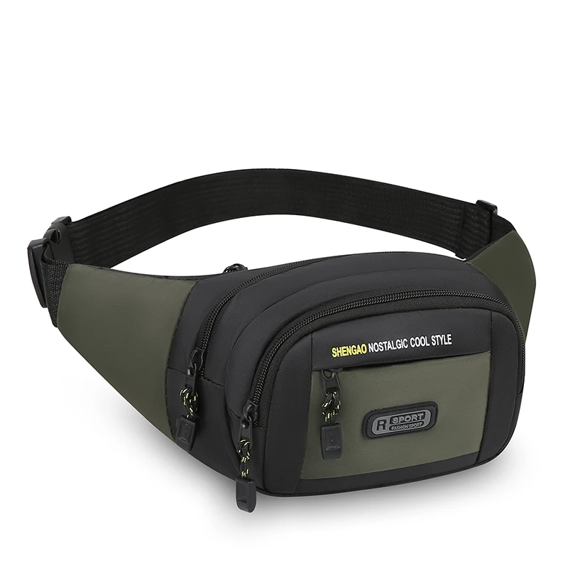 Tactical Men's Waist Bag - Business-Grade Oxford Cashier Organizer (Anti-Pickpocket Design for Gym/Running/Daily Commute)