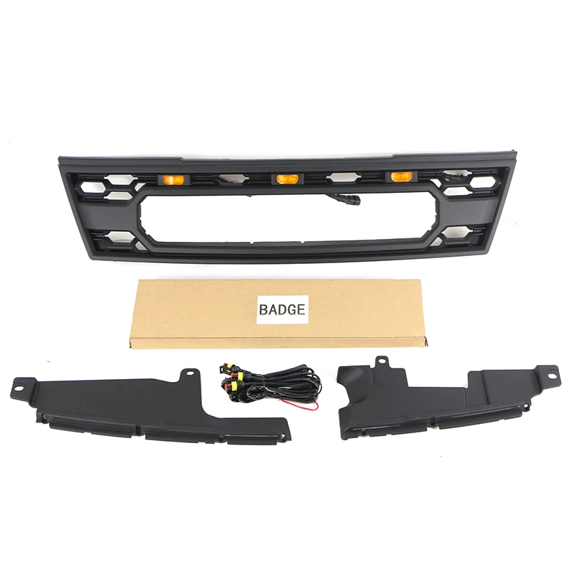 

4x4 Off Road Auto Parts Other Exterior Accessories Black Car Front Upper Grille With LED Light Grill Fit For X-TRAIL 2009-2011