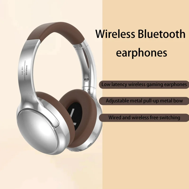 

EYOUORetro Headworn Metal Bluetooth Earphones 5.3 Suitable for Apple, Huawei, Mobile, Wireless Sports and Running