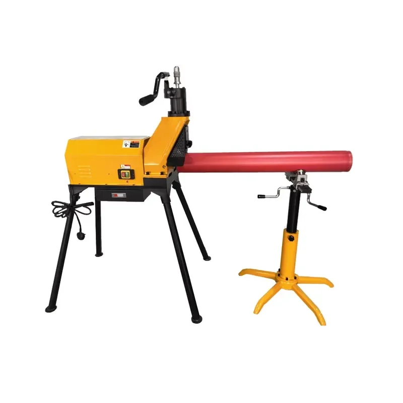 Electric Steel Pipe Grooving Machine STG2A 2-12 Inch SCH40 Thin Wall Pipe Roll Groover 1100W