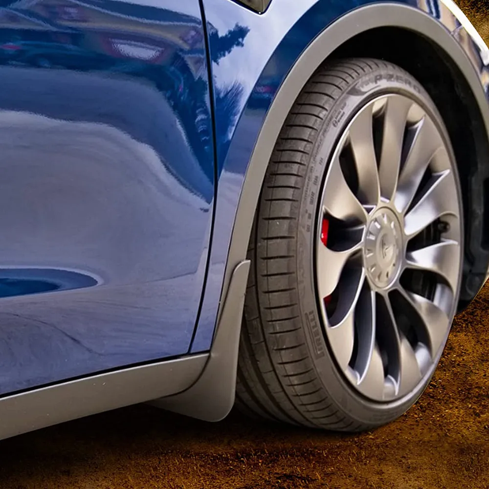 

For Tesla Model Y 2021 Mud Flaps Splash Guards No Drilling Required Front Rear Fender Protector (Set of Four) 2021 Upgraded