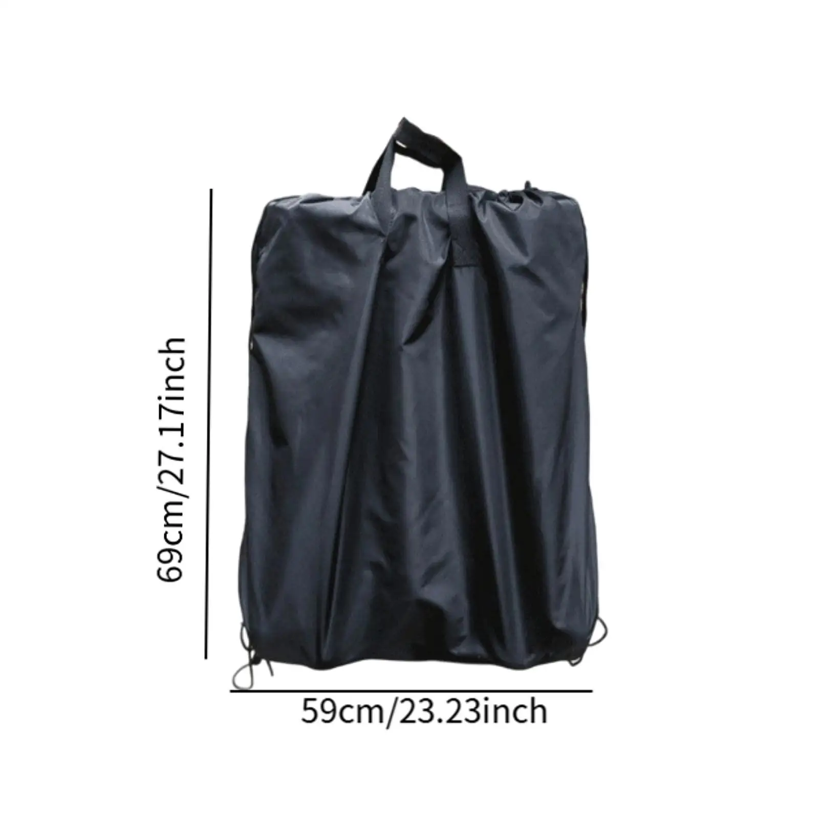 Baby Stroller Gate Check Travel Bag with Drawstring Enclosure for Dust Protection and Portable Shoulder Carry