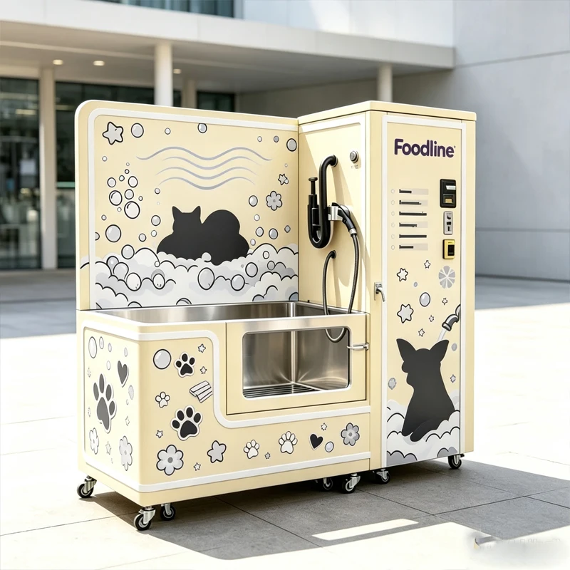 Intelligent Automatic Pet Bathing Machine Self Service Dog Wash Station Adjustable Water Pressure Washing System Customized