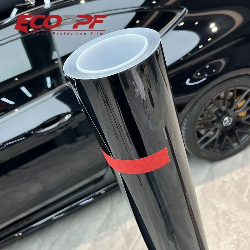 

Anti-Scratch Self Healing Glossy Black PPF Paint Protective TPH Car Wrapping Film For Car Body