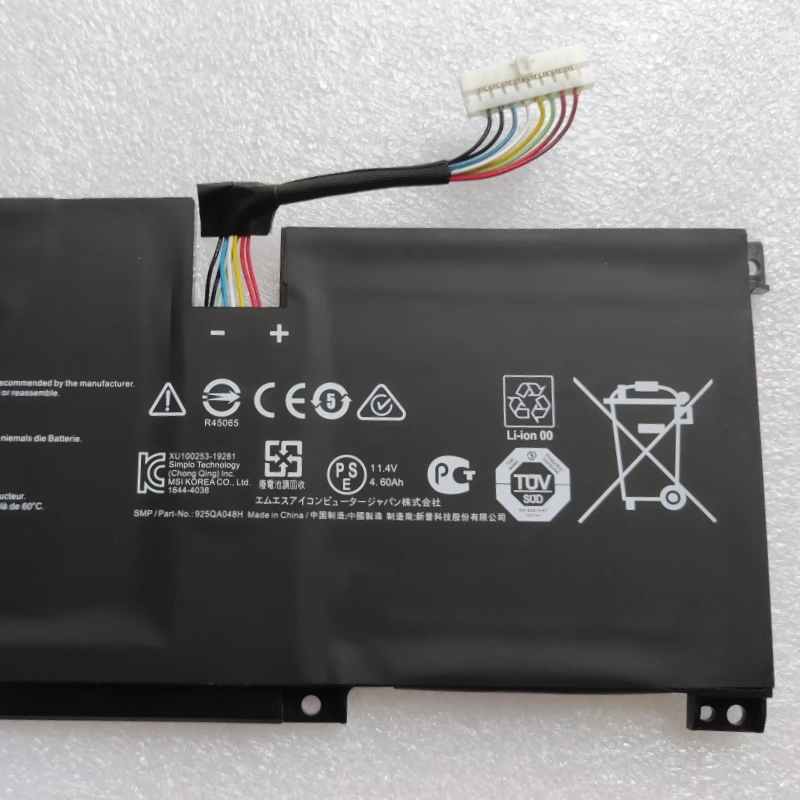 Imagem -03 - Bateria para Msi Modern 15 A10rb041tw A10m A10ras A11sb A4m A4mw Summit B15 A11m Stealth 15m Rozfaro-bty-m491 Ms155k 1551 1552