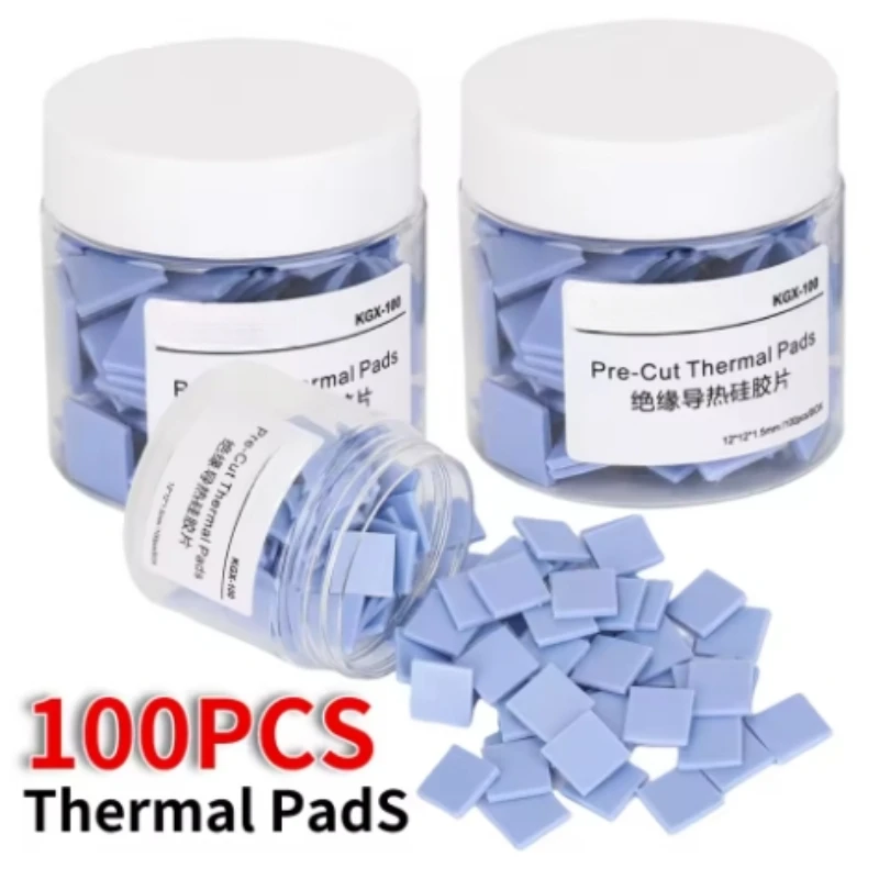 

Fast Heat Conduction Dissipation Pre-cut Thermal Pad Thermal Conductive Silicone Insulation Sheet for CPU Chips