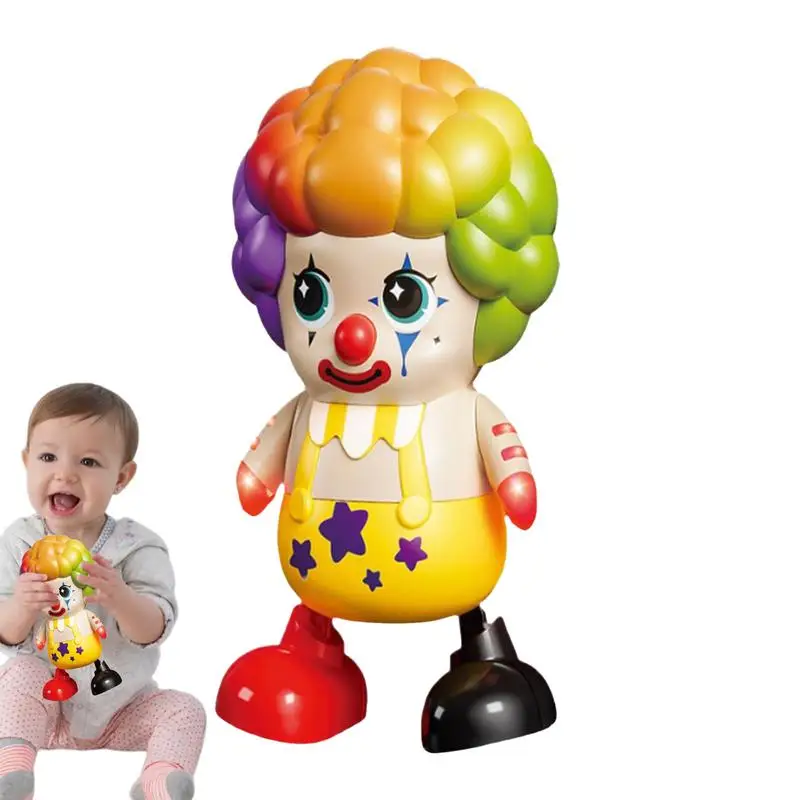 Dancing Clown Toy Circus Clown Show Toy Light Up Musical Circus Clown For Christmas Stocking Stuffers Promotes Montessori