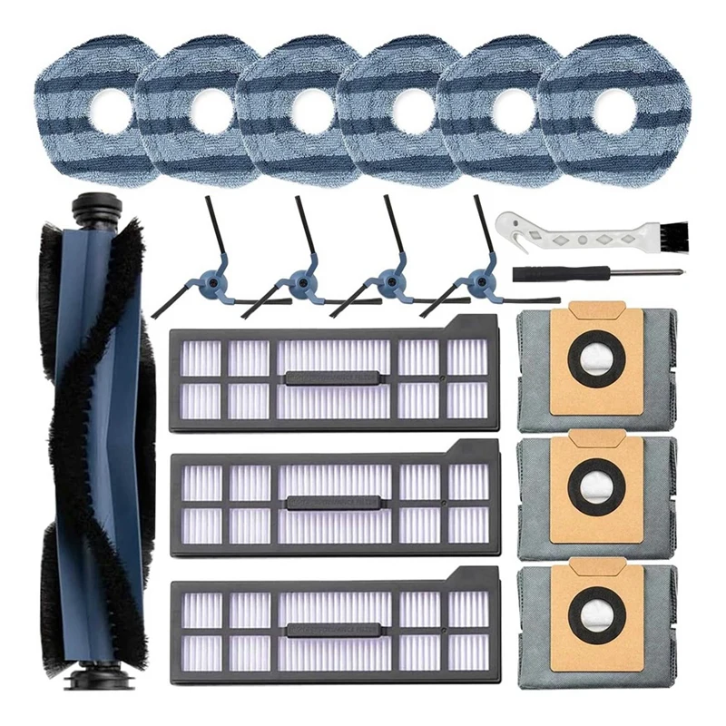 X17A 2025 ใหม่-19-Pack หุ่นยนต์สูญญากาศอะไหล่สําหรับ Eufy X10 Pro Omni หุ่นยนต์สูญญากาศ