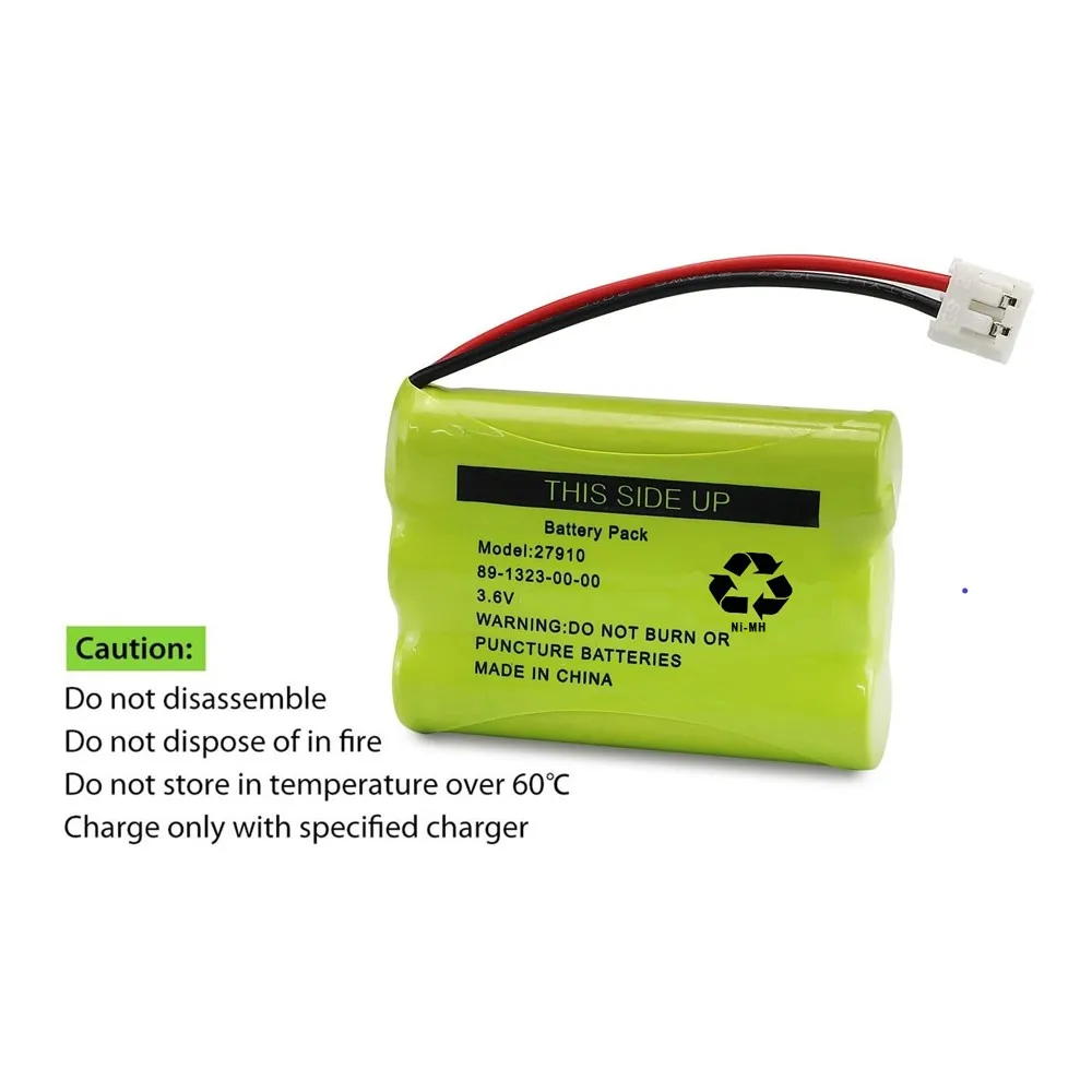 3.6V 800mAh 27910 akumulatorowa bateria telefoniczna do at & t 89-1323-00-0 Motorola SD-7501 RadioShack 23-959 23-894 Ni-MH 3.6V