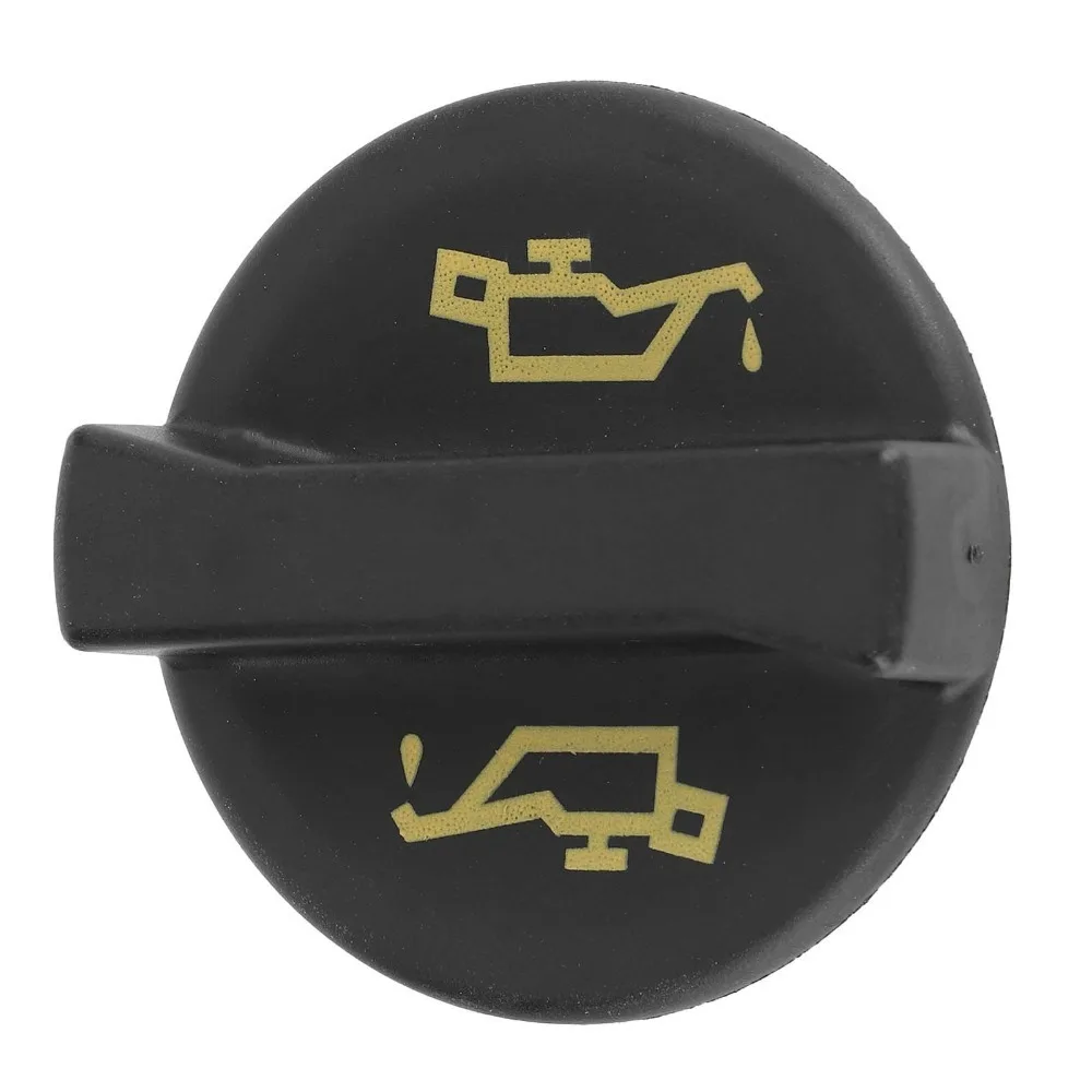 Black Oil Filler Cap ABS 1135010, YS4G‑6766‑AA Oil Tank Cover Engine Oil Lid for Transit / Eco-Sport / Ranger / Fiesta