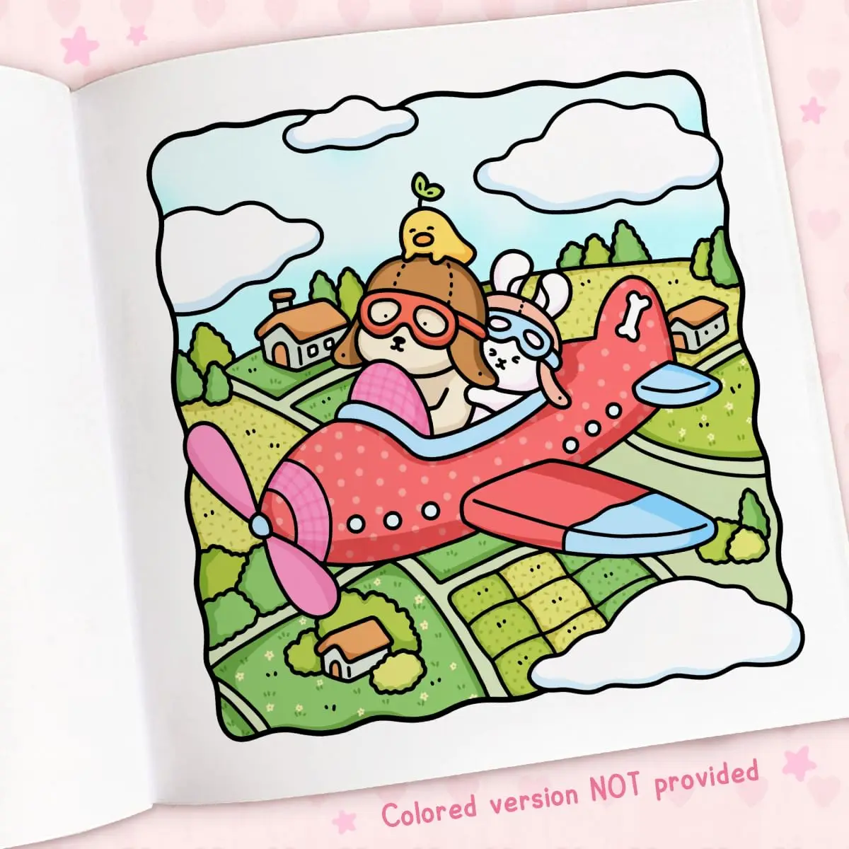 Bview Art Cozy Cuties: كتاب تلوين للبالغين والأطفال (تلوين المساحات المريحة)