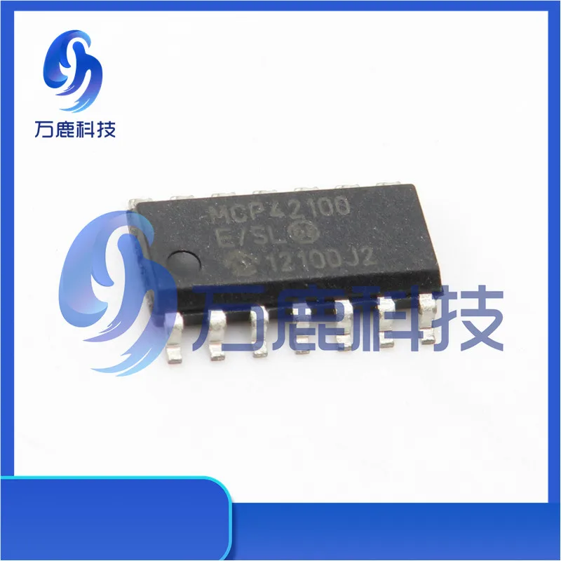 Mcp42100-E/Sl Digital Pot, 256 Steps, Spi, 100K Ohms, Single Channel Soic-14