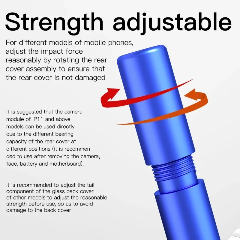 Maant B1 Mobile Phone Back Cover Glass Blasting Pen, Labor-Saving, Non-slip Strength, Adjustable Repair Break Tool