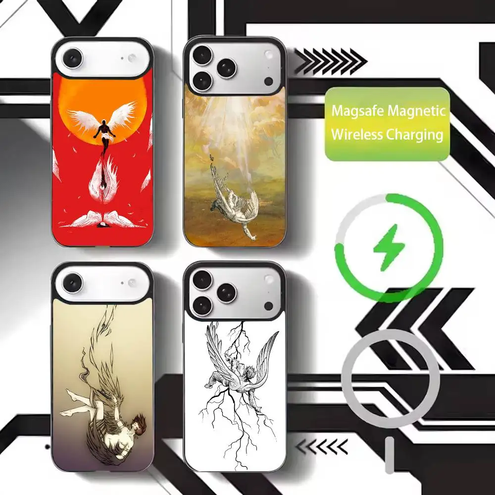 

I-Icarus Phone Case For iPhone17,16,15,14,13,12,11 Plus,Pro Max Magnetic For Magsafe Wireless Charging