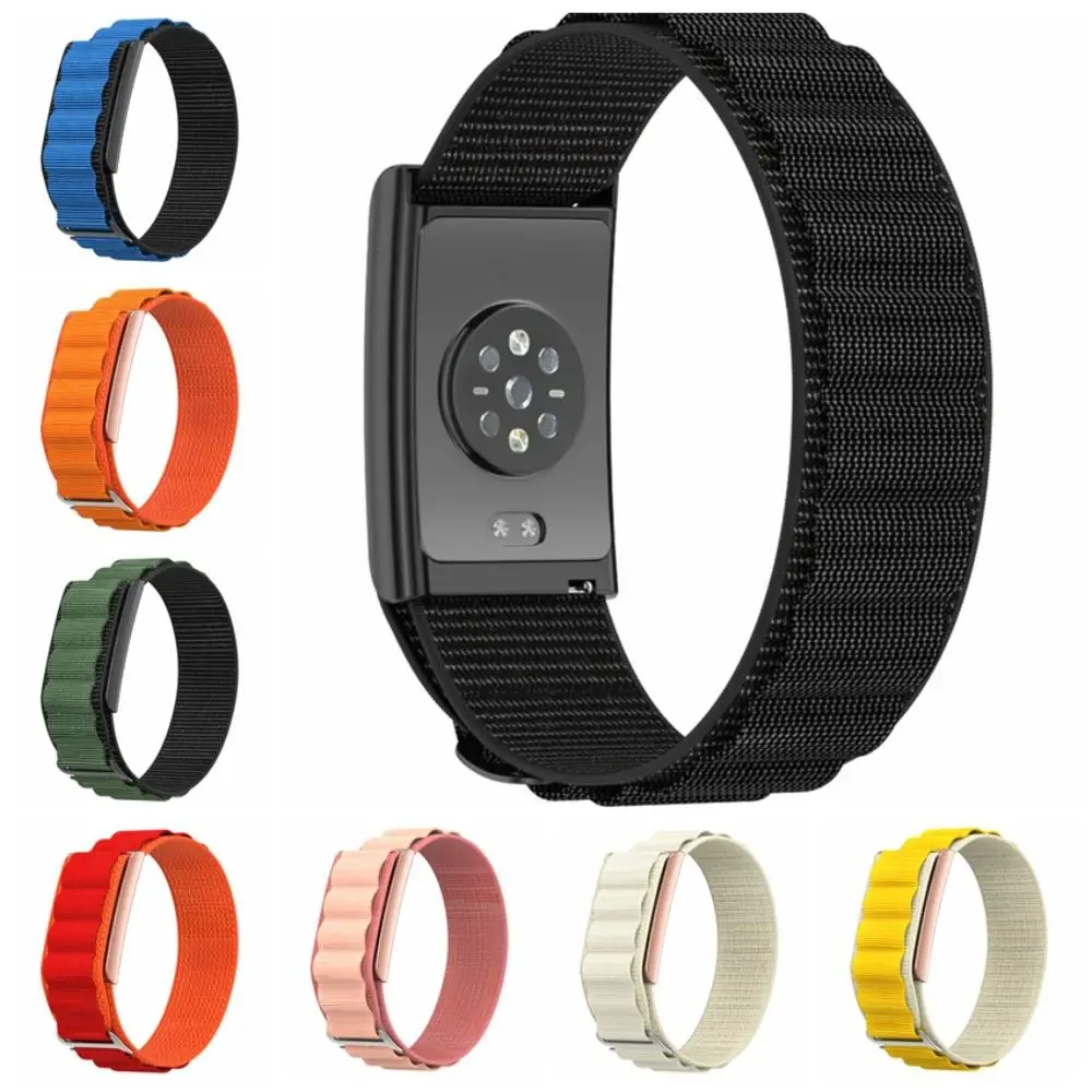 Nylon Sport Band 22mm Adjustable Fitness Tracker Strap Loop Design Breathable Replacement Wristband for Amazfit Helio Strap