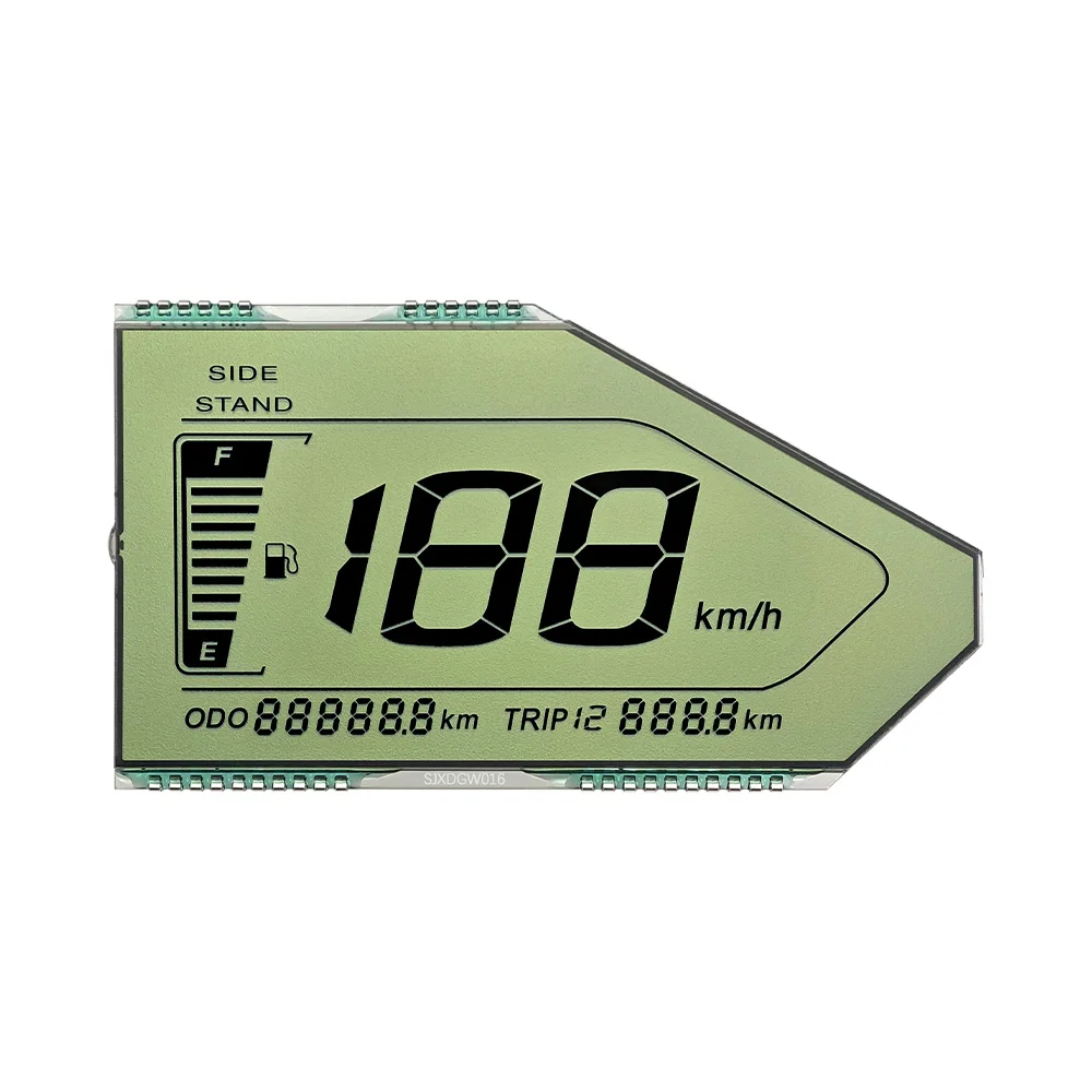 Direct Supply High Life Electric Vehicle Segment Code LCD Screen SXJDGW016 HTN Positive Anti Glare Instrument Display Screen