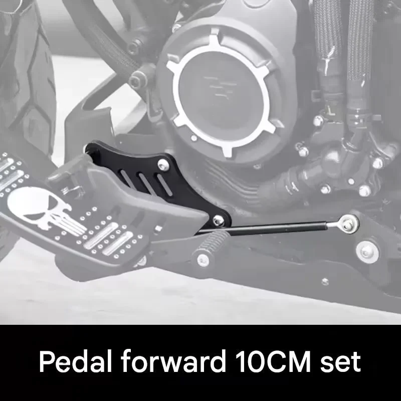 FOR Custom Fit 10cm Extension Mount for VOGE CU525 Non-Destructive Front Foot Peg Assembly - Customizable Foot Controls