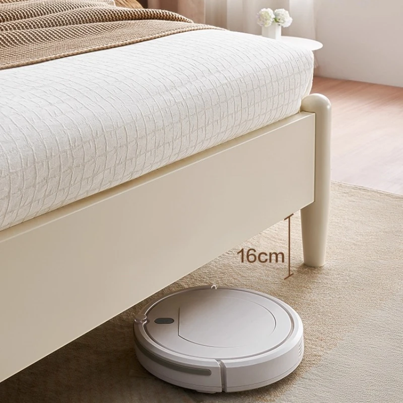 150x200 180x200 سم الحديثة الفرنسية كريم الرياح إطار سرير سرير مزدوج 2 شخص قواعد وإطارات سرير كوين أثاث غرفة نوم #5