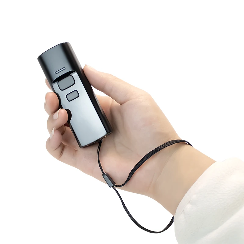 2025 New P2300L 2D QR Mini Scanner Wireless Bluetooth Pocket Barcode with Charging Cradle USB & Wired Interface in Stock