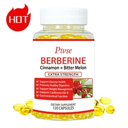 Berberine Capsule with Ceylon Cinnamon Turmeric Thistle Bitter Melon,Cardiac Immune Heart Nutritional Supplements