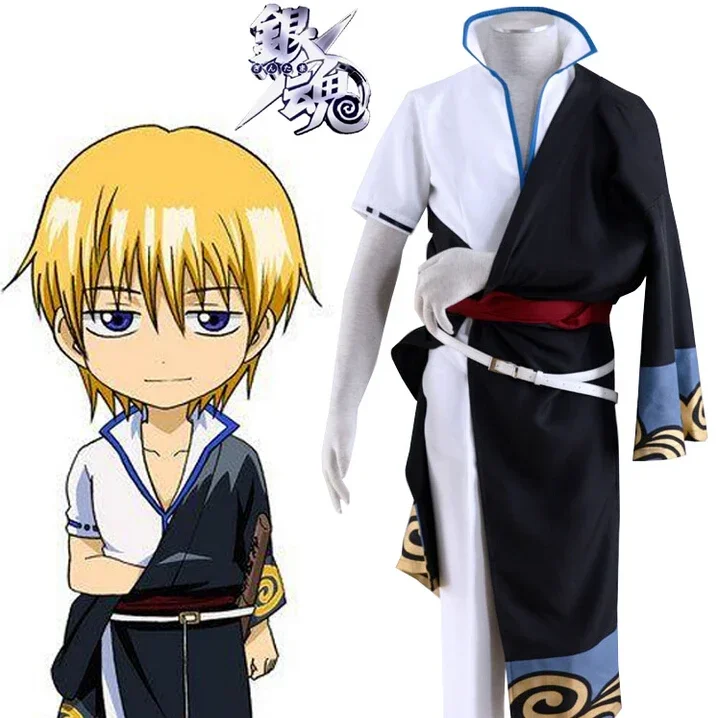 

Gintama Silver Soul Sakata Kintoki Kimono Cosplay Costume Tailor Made