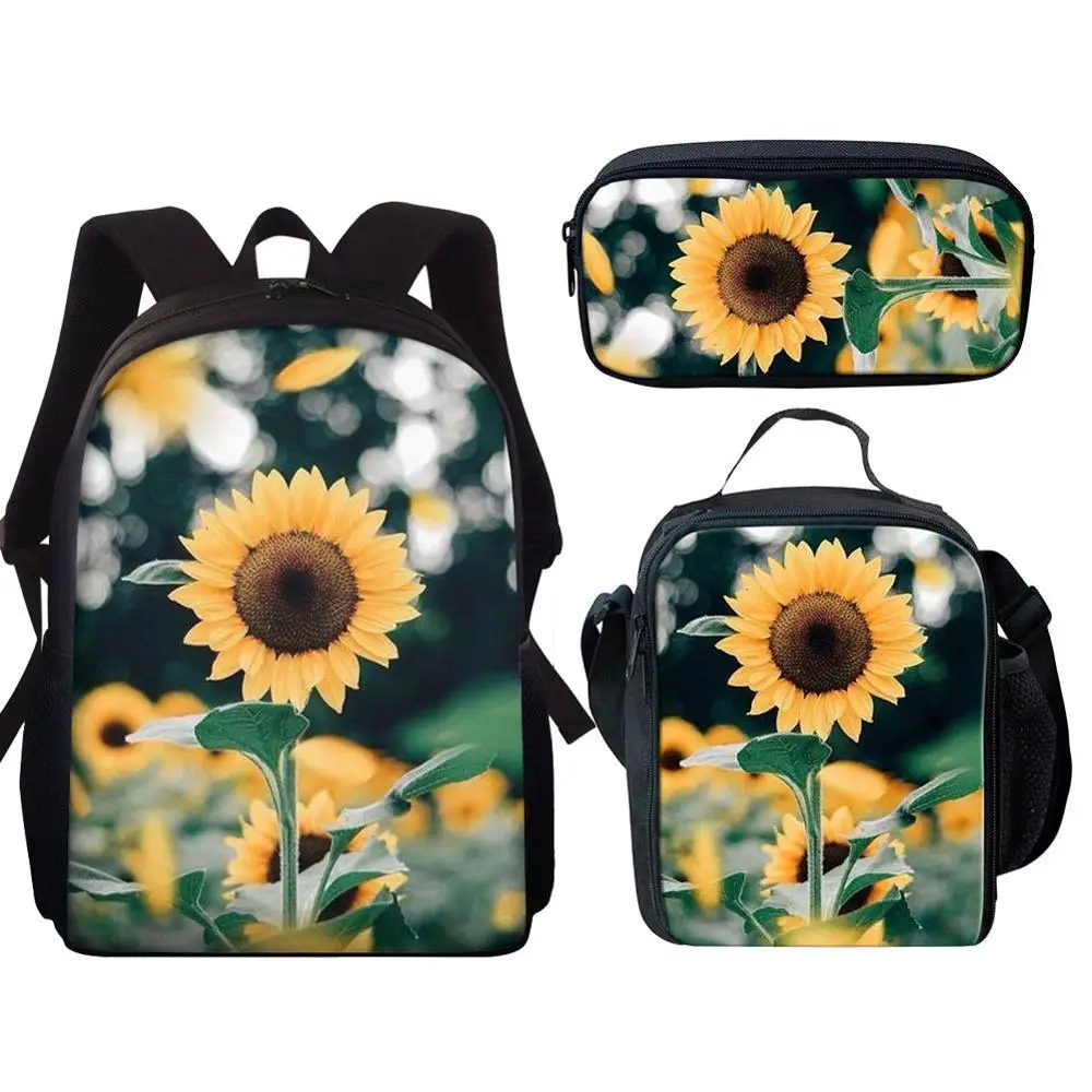 

Набор из 3 предметов: рюкзак, сумка для ноутбука и пенал с 3D-принтом «Ты — мое солнышко» в мультяшном стиле для студентов и путешествий