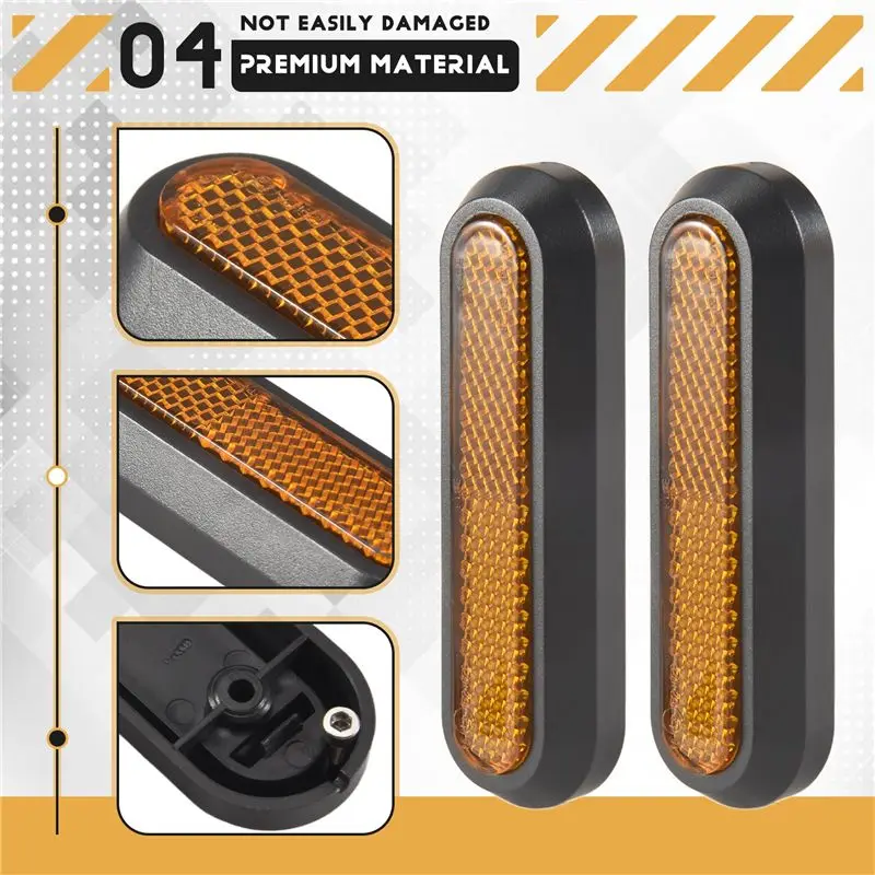 AEE5-Reflective Wheel Hub Cover For Xiaomi M365 Pro 2 Electric Scooter For M365 1S M365 Pro Protect Shell Skateboard Parts