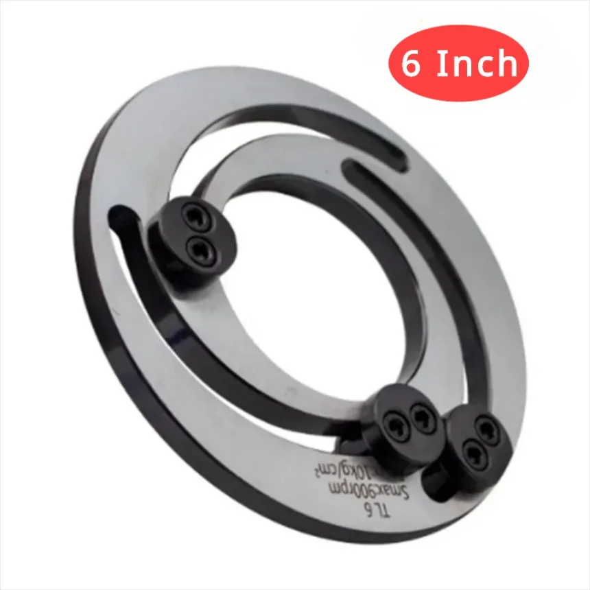 6 Inch Adjustable Soft Jaw Boring Ring for CNC Lathe Chuck Machine Center Turning Cutting Tool Holders High Precision 0.005