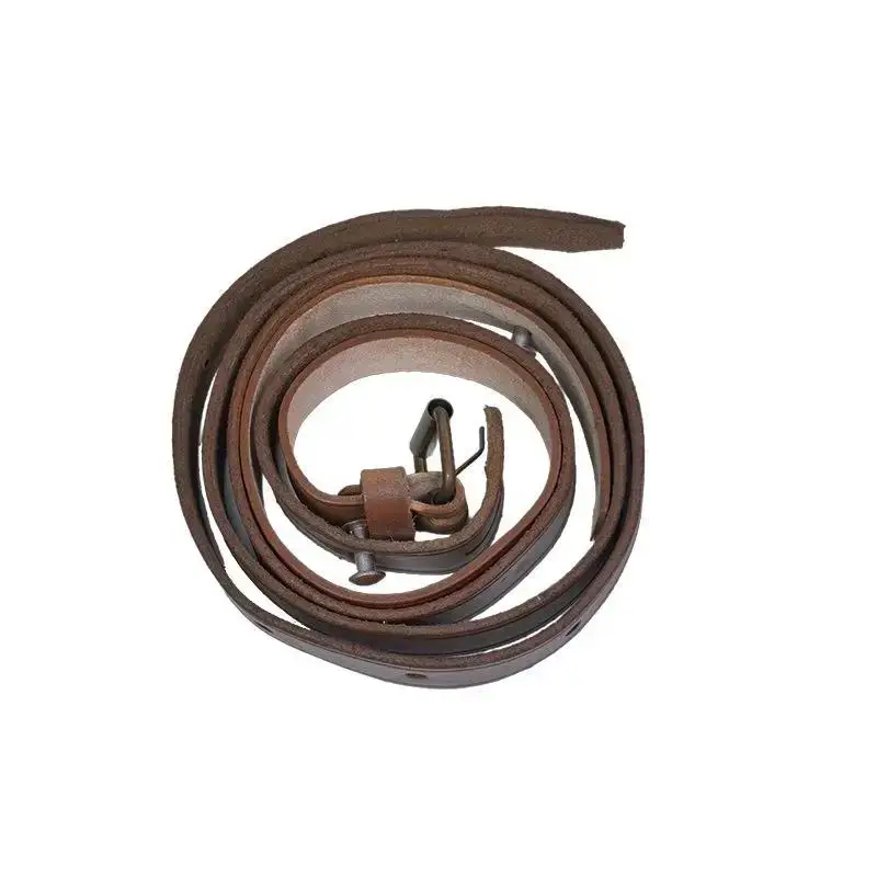 54 حافظة مسدس كروس مزدوجة من جلد البقر الأصفر لجمع دعائم أداء طاقم السينما والتلفزيون #3