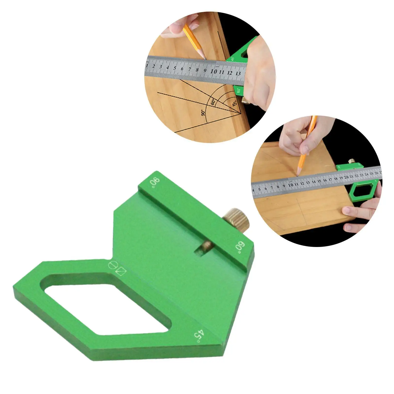 

Woodworking Positioning Block Measurement Steel Ruler Positioning Block for Woodworker