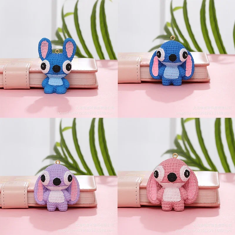 

Lilo & Stitch Disney Anime Keychains Pendant Action Figures Toys Cartoon Kawaii Bag Accessories Car Key Chain Kids Birthday Gift