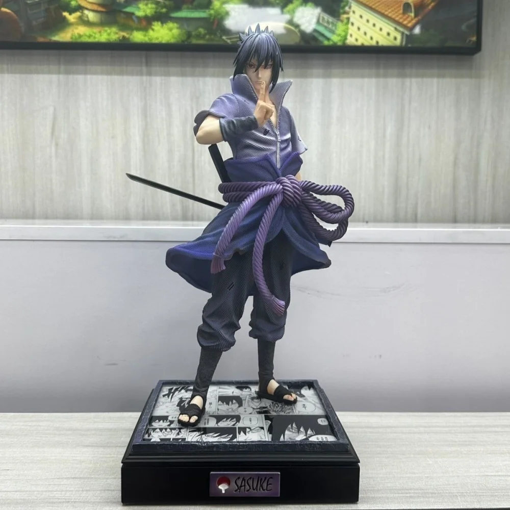 

Аниме-фигурка Наруто Учиха Саске GK Nirvana 2.0 Ver, коллекционная модель из ПВХ, 33 см