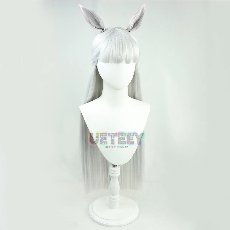 UETEEY COS Oro Nave Parrucca Cosplay Anime Gioco Uma Musume Pretty Derby Parrucche Del Partito Gioco di Ruolo Costume Prop Capelli Sintetici Copricapi