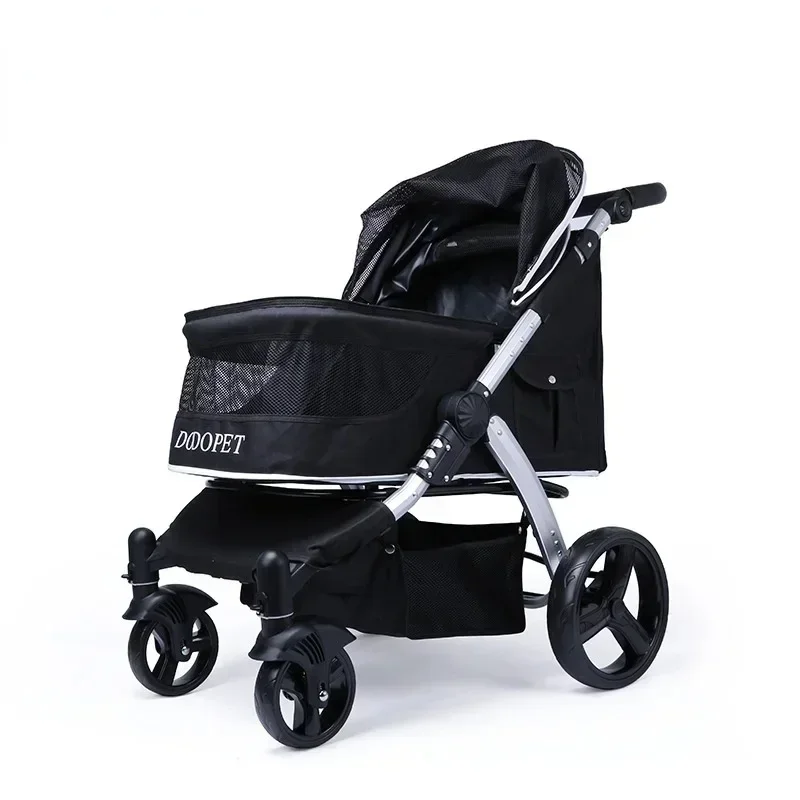 

Dog Stroller Folding Cat Large Creative Travelling Cart Carry Bag Walking Inner Seat Stroller Dog Accessorie Travel Pet