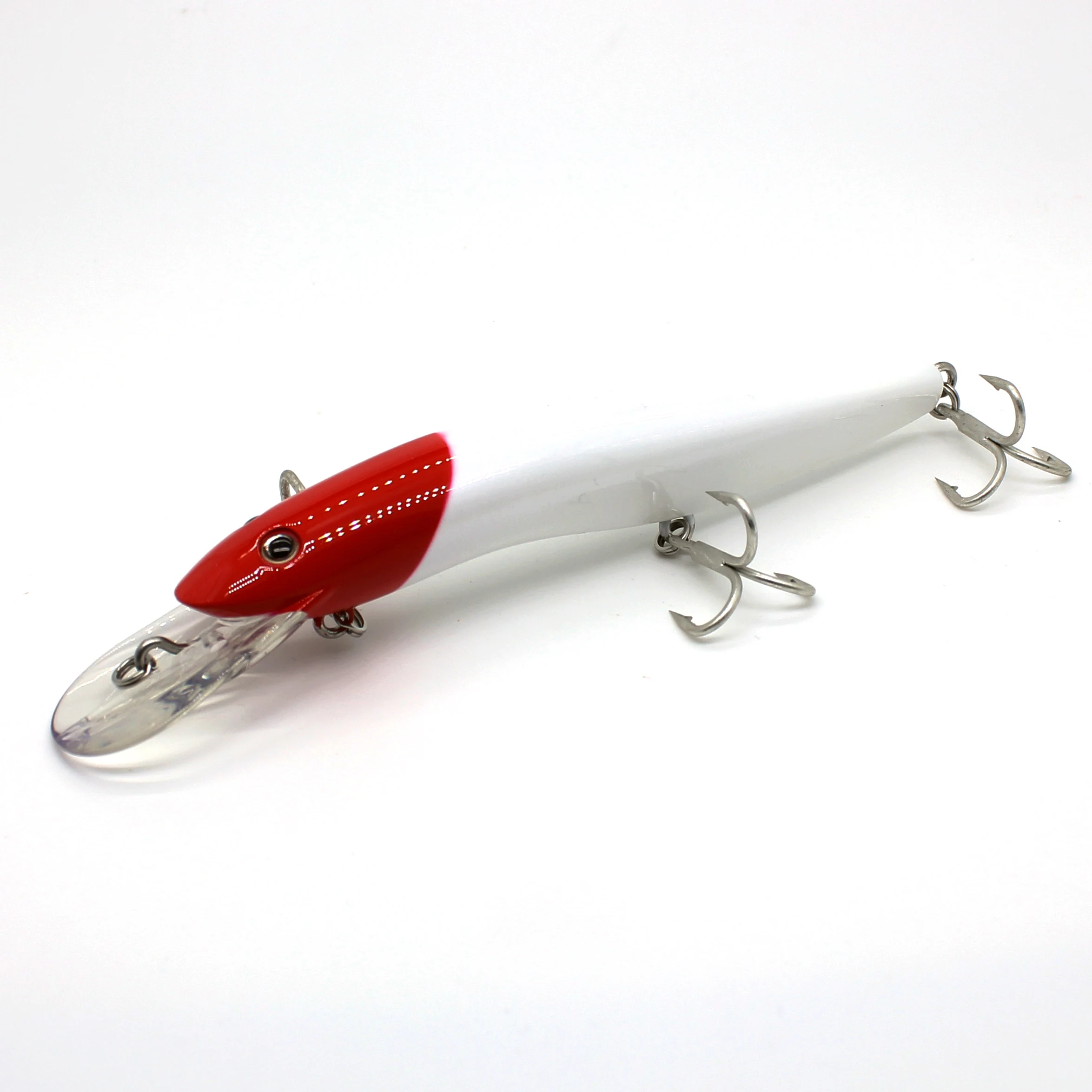 AOCLU Schwimm Minnow 125mm 26g Harten Köder Jerkbait Rassel 1PC Draht Für Tiefe Meer Boot Felsen Locken 4X Höhen Haken Japan Qualität – Detail 7