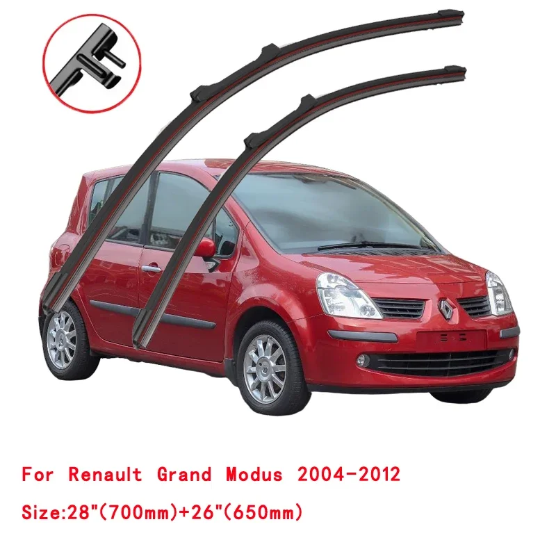 

For Renault Grand Modus 2004-2012 Car Windshield Wiper Blade Front Windscreen Brushes Washer Accessories Window Cleaning Parts