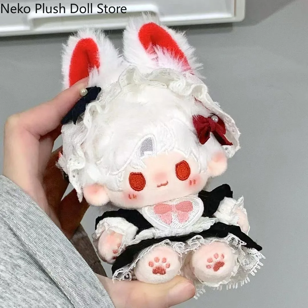 

Anime Love and Deepspace Sylus Attribute Cosplay Cartoon Pendant Cotton Doll Kawaii Plush Toys Keychain Dress Up Xmas Gift 10CM