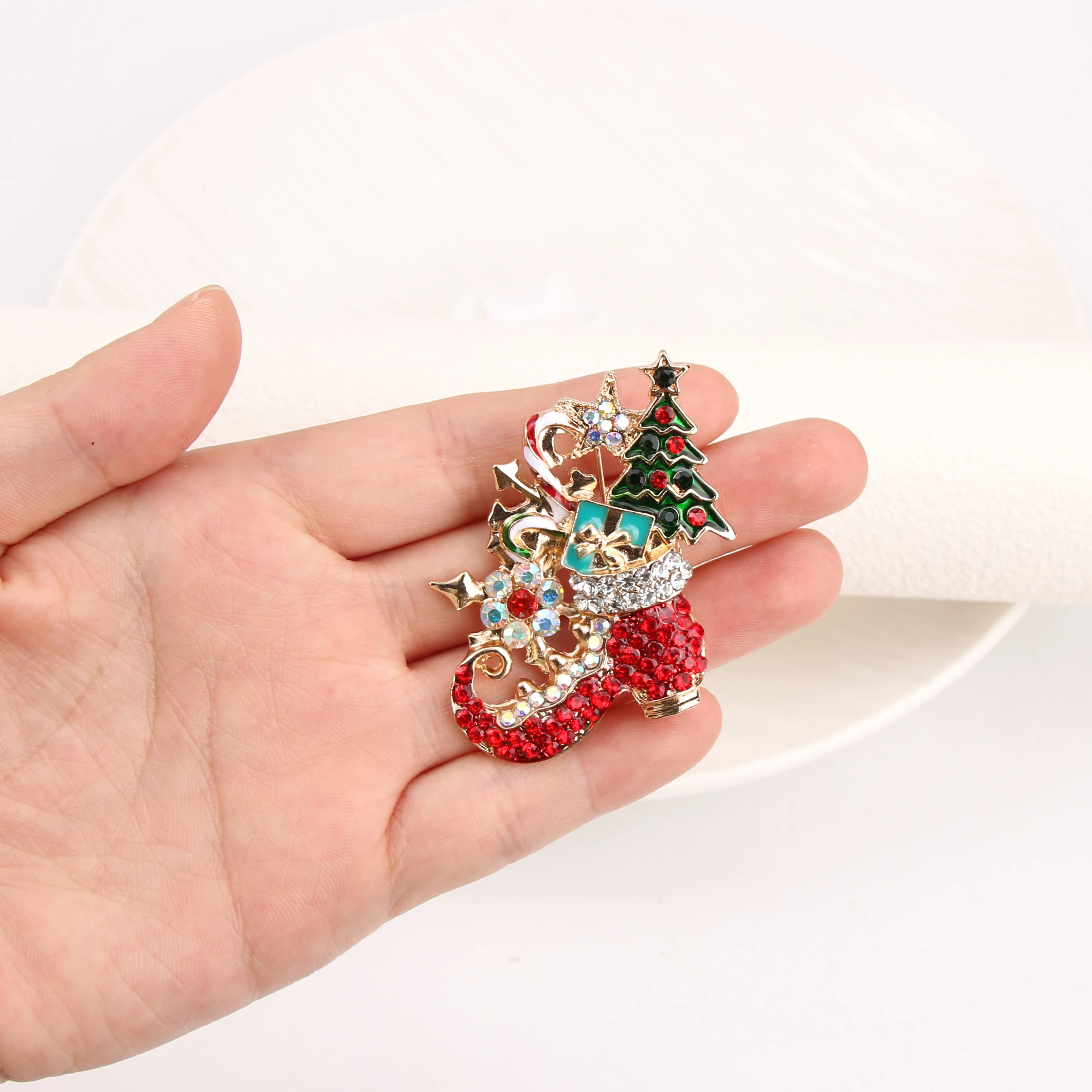 Christmas Collection Jewelry B - Vintage Collectible Santa ulasan dan harga