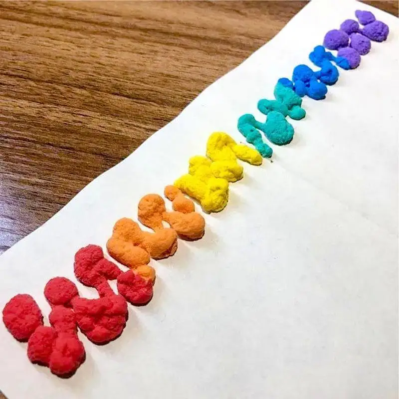 バブルポップコーンドローイングペン,魔法のペン,ふわふわの色のペイント