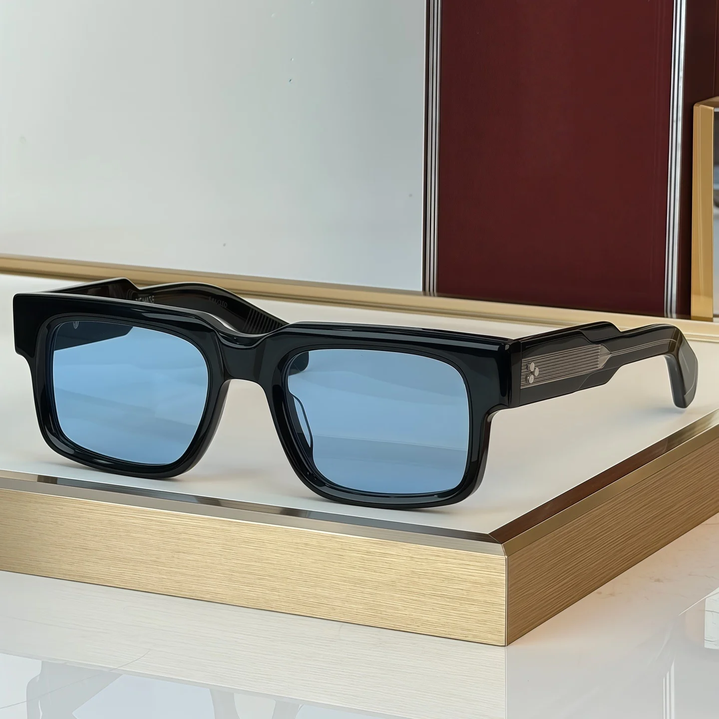 

JMM HEMMINGS SIZE 51-22 Top Quality Sunglasses for Men and Women Classic Punk Luxury Acetate Titanium Designer Sunglasses Frames