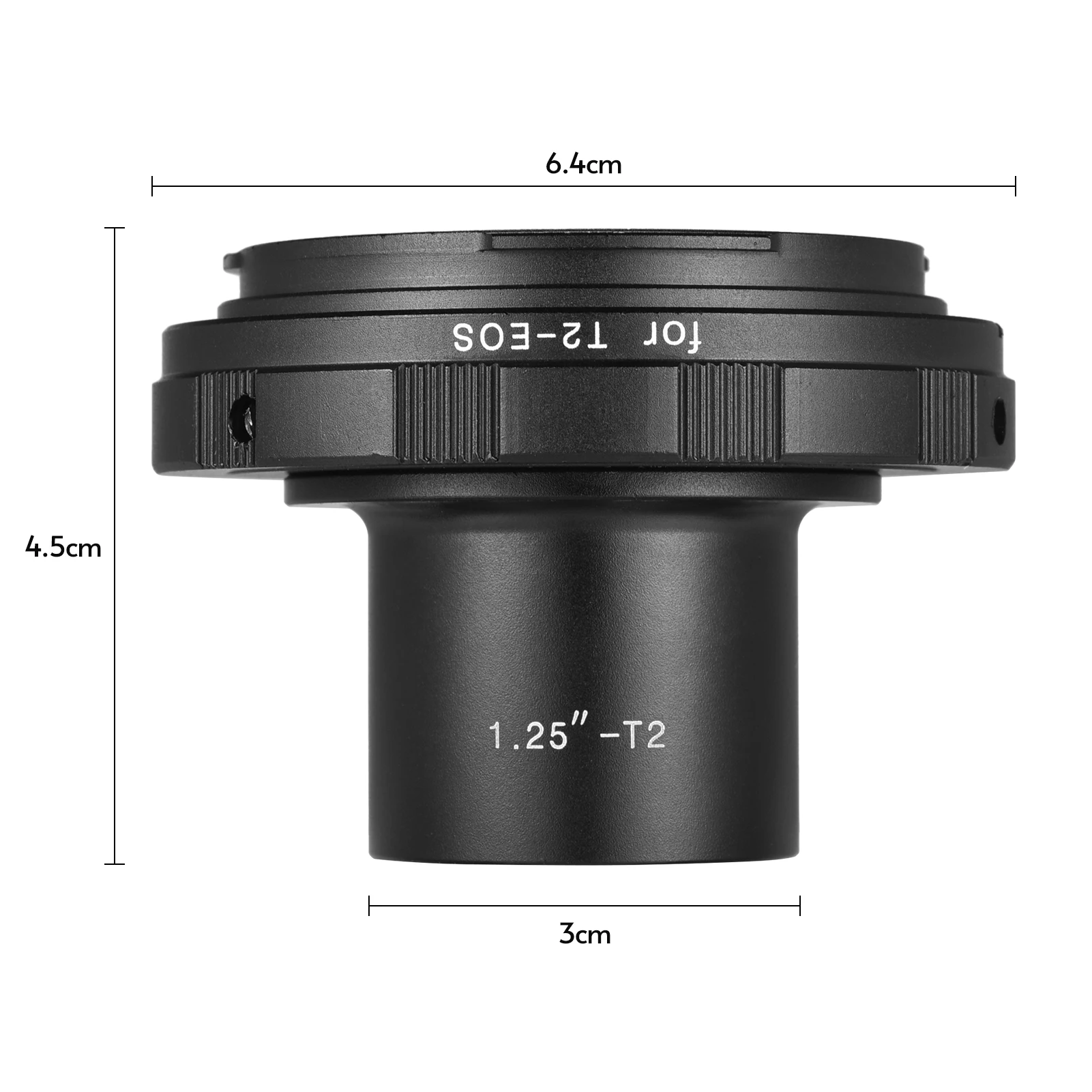 Andoer 1.25-T2-EOS Adapter Ring for Canon EOS Camera 1.25 Inch Eyepiece T2 Telescope for Scenery Photography Astrophotography